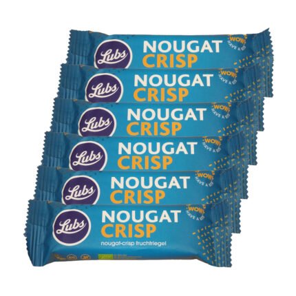 Bio Lubs Nougat Crisp Genussriegel 6er Pack, 6x42g
