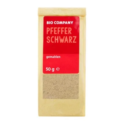 Bio Pfeffer schwarz gemahlen, 50g
